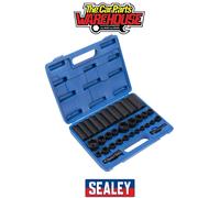 Sealey AK681 Premier Metric/Imperial Standard/Deep Impact Socket Set 3/8"