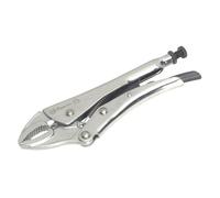Sealey AK6821 Locking Pliers Curved Jaws 225Mm 0-47Mm Capacity