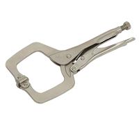 Sealey Locking C-Clamp 280mm 0-90mm Capacity Adjustable Locking Grips/C Clamps