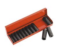Sealey Ak683 Impact Socket Set 12Pc Deep 3/8Sq Drive Metric/Imperial