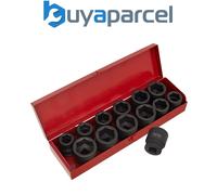 Sealey AK686 Premier Metric/Imperial Impact Socket Set 3/4"Sq Drive 13pc
