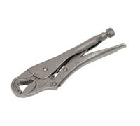Sealey Locking Pliers Round Jaws 235mm 0-50mm Capacity