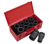 Sealey AK689 Premier Metric/Imperial Deep Impact Socket Set 1"Sq Drive 10pc