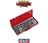 Sealey AK693 Premier Metric/Imperial Socket Set 1/2"Sq Drive 32pc