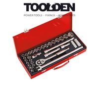 Sealey AK693 Socket Set 32pc 1/2in.sq Drive Metric/imperial