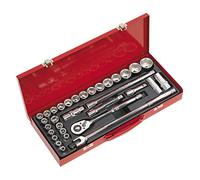 Sealey Ak693 Socket Set 32Pc 1/2Sq Drive 6Pt Walldrive - Duometric