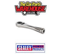 Sealey AK6962 Bit Driver Ratchet Micro 1/4" Hex Stainless Steel Small Access
