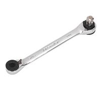 Sealey AK6967 Ratchet Spanner 1/4inHex X 5/16inHex Drive With 1/4inSq Drive Adaptor