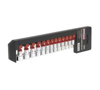 Sealey AK69813 Socket Set 13Pc 1/4inSq Drive Total Drive®