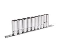 Sealey AK69910D Premier Total Drive® Deep Socket Set 3/8"Sq Drive 10pc