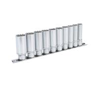 Sealey AK69910D Socket Set 10Pc Deep 3/8inSq Drive Total Drive®