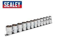 Sealey Socket Set AK70612 12pc 1/2" Drive Total Drive Spline Torx