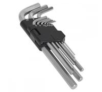Sealey AK7136 Hex Key Set 9Pc Long Metric
