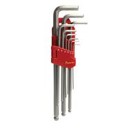 Sealey AK7140 Ball-End Hex Key Set 9Pc Extra-Long Metric