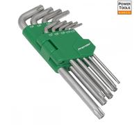 Sealey AK7162 Security Trx-Star Key Set 9Pc Long