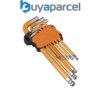 Sealey AK71750 Premier Imperial Long Hex Key Set Ball-End 9pc