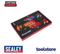 Sealey Allen Key Hex Set Premier Master AK7179 – 27pc Foam Module Tray