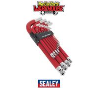 Sealey Hex Key Set AK7187 Jumbo Ball-End 13pc Anti-Slip Metric