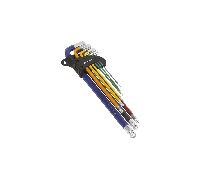 Sealey AK7191 9 Piece Anti-Slip Extra-Long Ball-End Hex Key Set