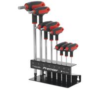 Sealey Ak7195 Ball-End Hex Key Set 8Pc T-Handle Metric