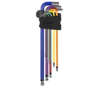 Sealey AK7198 Extra-Long Ball-End Hex Key Set - Imperial 9pc