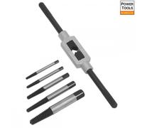 Sealey AK721 Screw Extractor Set With Wrench 6Pc Helix Type
