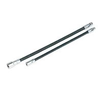Sealey AK7341 Flexible Extension Adaptor Set 2Pc 1/4inSq X 150Mm & 3/8inSq X 200Mm