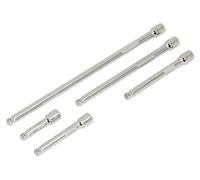 Sealey Ak766 Wobble Extension Bar Set 5Pc 1/4Sq Drive