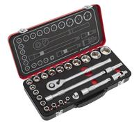 Sealey AK7924 Premier Platinum Socket Set 1/2"Sq Drive 24pc