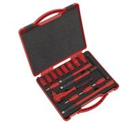 Sealey AK7940 Insulated Socket Set 16Pc 3/8"sq Dr 6Pt Walldrive Vde App., Multi