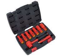 Sealey AK7942 Insulated Socket Set 9pc 3/8Sq Drive 6pt WallDrive® ...