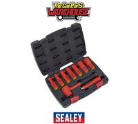 Sealey Premier 3/8" Sq Dr 9 Piece VDE Insulated Socket & Ratchet Set AK7942