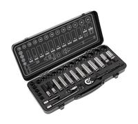 Sealey AK7971 Premier Black Socket Set 3/8"Sq Drive 34pc