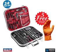 Sealey AK7980 Premier Mechanic's Tool Kit 144pc with 10 Free Gloves