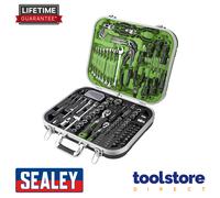 Sealey AK7980HV 136 Piece Mechanics Tool Set Tool Kit Hi Vis Green