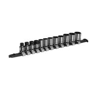 Sealey AK7992 Socket Set 12Pc 3/8inSq Drive Metric - Black Series