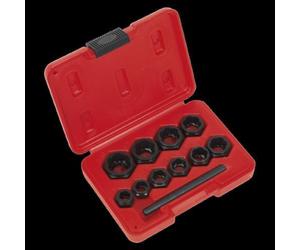 Sealey AK8183 Bolt Extractor Set 11pc Spanner Type
