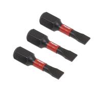 Slotted 4.5mm Impact Power Tool Bits 25mm - 3pc