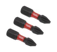 Phillips #2 Impact Power Tool Bits 25mm - 3pc