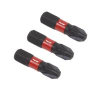 Pozi #3 Impact Power Tool Bits 25mm - 3pc