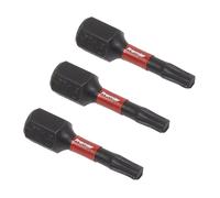 Sealey AK8216 Trx-Star* T15 Impact Power Tool Bits 25Mm - 3Pc