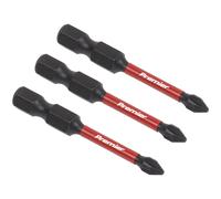 Sealey AK8229 Phillips #1 Impact Power Tool Bits 50mm - 3pc