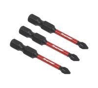 Phillips #1 Impact Power Tool Bits 50mm - 3pc