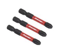 Sealey Impact Power Tool Phillips Screwdriver Bits PH3 50mm Pack of 3