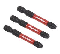 Sealey AK8231 Phillips #3 Impact Power Tool Bits 50mm - 3pc