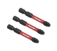 Sealey Pozi #3 Impact Power Tool Bits 50mm - 3 Piece