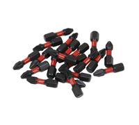 Sealey Impact Power Tool Pozi Screwdriver Bits PZ2 25mm Pack of 20