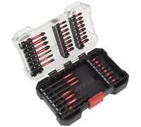 Sealey 38pc Power Tool Bit Set Cordless Drill / Screwdriver Bits inc Long Reach