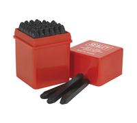 Sealey AK8296 Letter & Number Punch Set 2.5mm 36pc