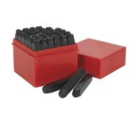 Sealey AK8297 Letter & Number Punch Set 8mm 36pc